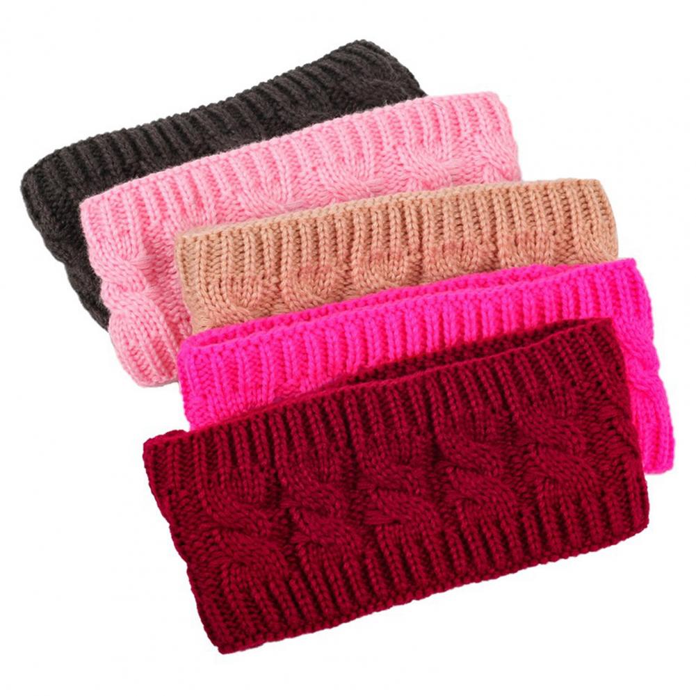 Elastic Knitted Hair Band Wint - Fleece Ear Warmer Band recension och pris