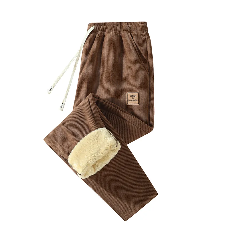 Winter Warm Pants Men's Thick  - Corduroy Pant Warm recension och pris