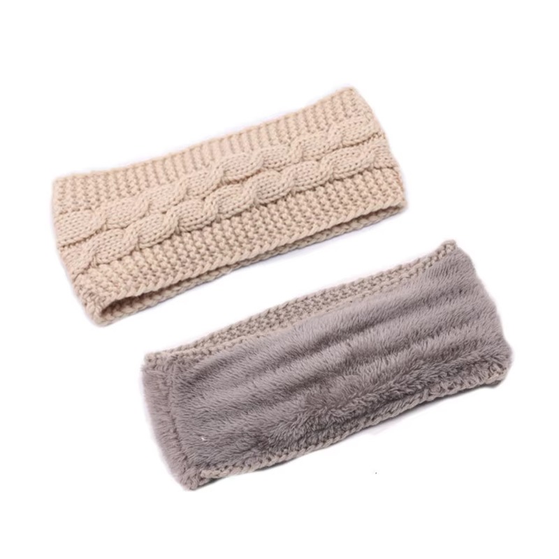 Women's Winter Chunky Knit Hea - Fleece Ear Warmer Band recension och pris