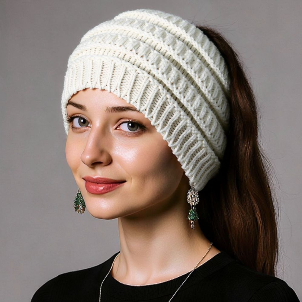 Wide Knitted Headband Winter W - Fleece Ear Warmer Band recension och pris