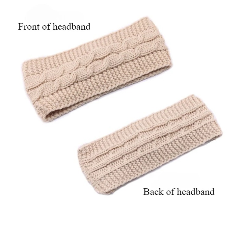Hair Bands Hemp Headband Woman - Fleece Ear Warmer Band recension och pris