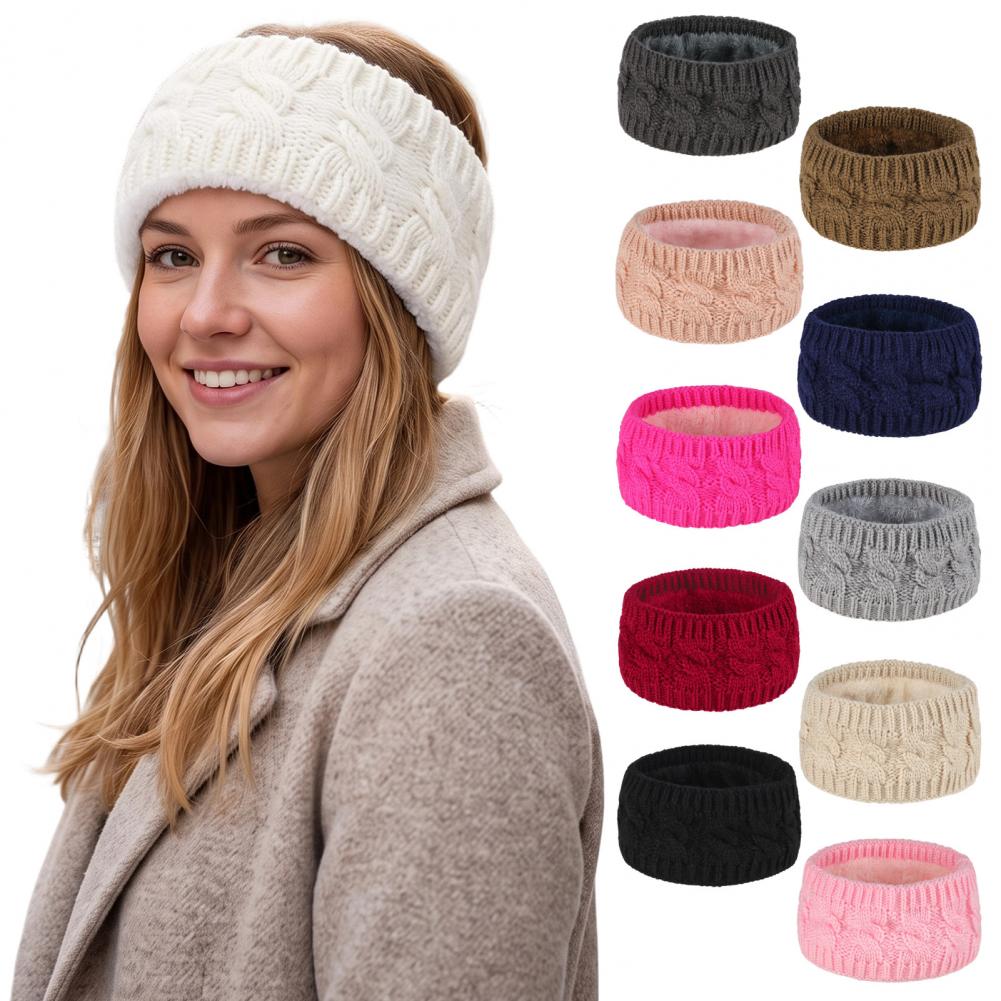 Faux Fur Headband for Winter W - Fleece Ear Warmer Band recension och pris