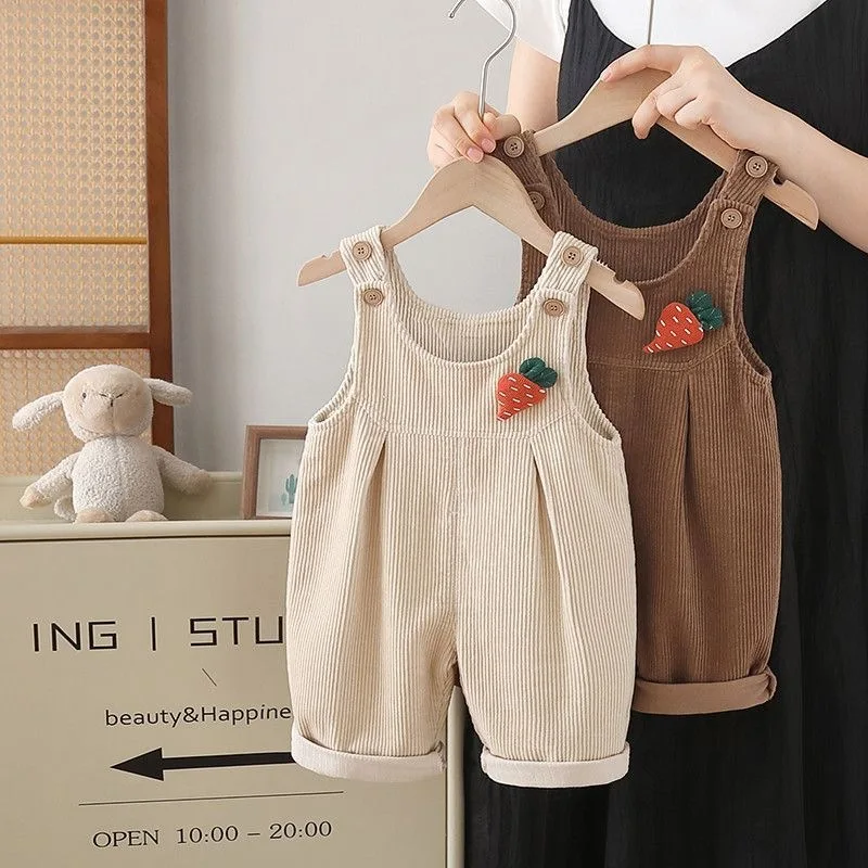 1-4Y Autumn Baby Suspenders Pa - Corduroy Pant Warm recension och pris